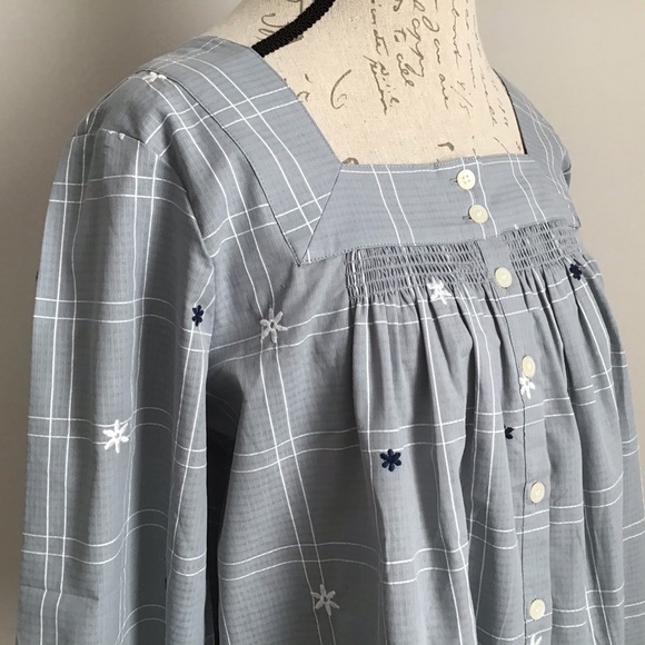 Madewell Embroidered Top Blouse New With Tag - Picture 3 of 8
